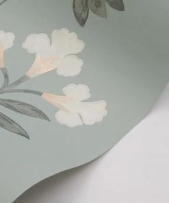 Liberty Fabrics New Botanical Stripe Wallpaper, Pewter