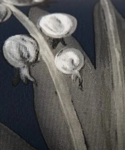 Liberty Fabrics Botanical Stripe Wallpaper, Pewter Blue New