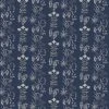 Liberty Fabrics Botanical Stripe Wallpaper, Pewter Blue New