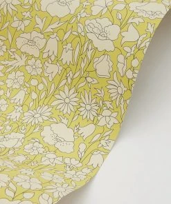 Liberty Fabrics New Poppy Meadow Wallpaper In Fennel