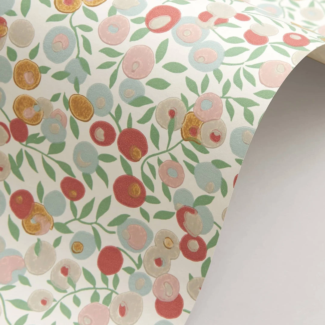 Liberty Fabrics New Wiltshire Blossom Wallpaper In Fennel - Floral Heritage Design 6 Liberty Fabrics New Wiltshire Blossom Wallpaper In Fennel