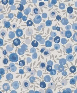 Liberty Fabrics New Copy Of Wiltshire Blossom Wallpaper In Lapis