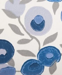 Liberty Fabrics New Copy Of Wiltshire Blossom Wallpaper In Lapis