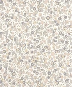 Liberty Fabrics Wiltshire Blossom Wallpaper in Pewter Gold - Floral Heritage Design for Elegant Home Decor 9 Liberty Fabrics Wiltshire Blossom Wallpaper In Pewter Gold