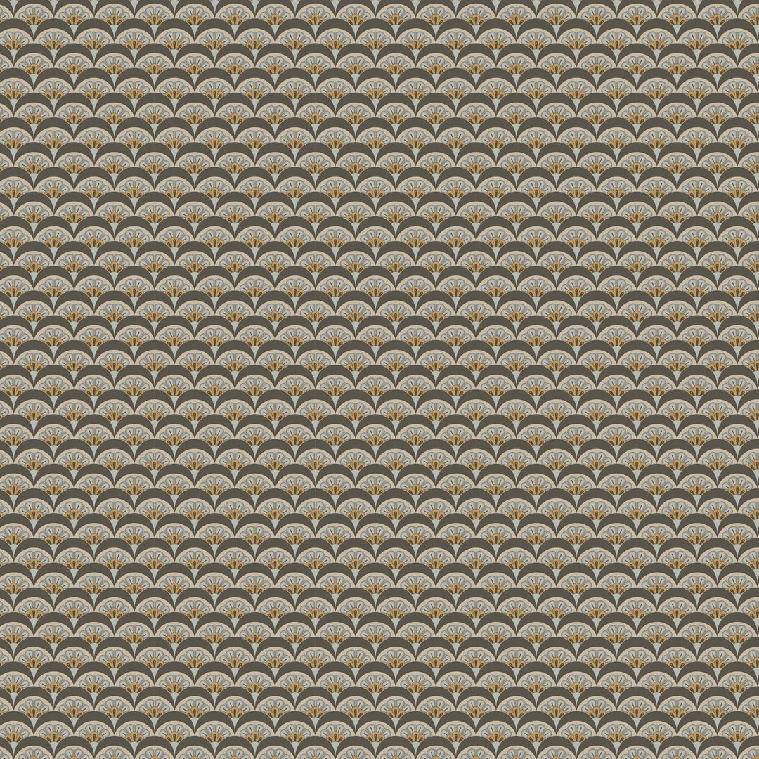 Liberty Fabrics Deco Scallop Wallpaper In Pewter - Bohemian Dream Geometric Wallpaper 7 Liberty Fabrics Deco Scallop Wallpaper In Pewter