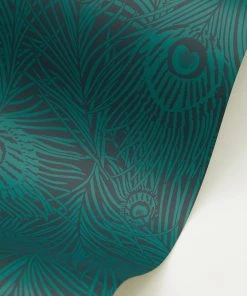 Liberty Fabrics Hera Plume Wallpaper Jade New