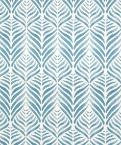 Liberty Fabrics Quill Wallpaper In Lapis New