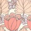 Liberty Fabrics New Regency Tulip Wallpaper In Lacquer