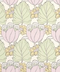 Liberty Fabrics New Regency Tulip Wallpaper In Lichen