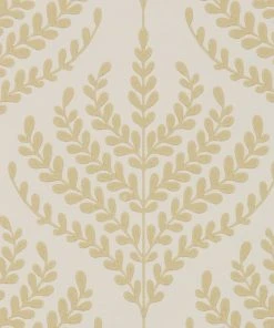 Liberty Fabrics New Paisley Fern Wallpaper In Fennel