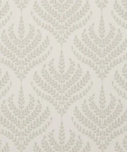 Liberty Fabrics Paisley Fern Wallpaper In Pewter White New