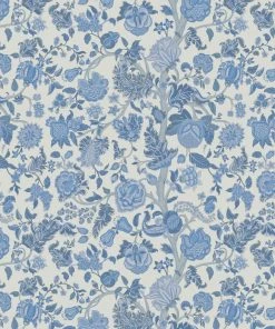 Liberty Fabrics Palampore Trail Wallpaper in Lapis - Floral Heritage Design for Home Decor 11 Liberty Fabrics Palampore Trail Wallpaper In Lapis New