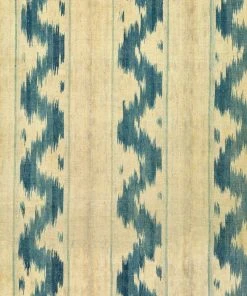 Mind The Gap New Woodstock Collection, VINTAGE IKAT Topiary Green