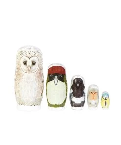Marmalade Lion British Birds Babushka Dolls