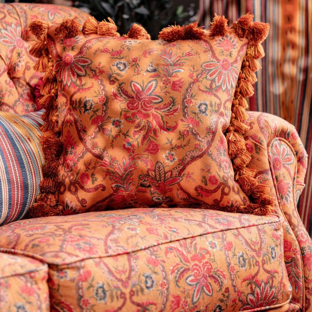 Mind The Gap New Woodstock Fabrics - Bohemian Floral Linen & Cotton Fabric for Homeware & Folk Couture 4 Mind The Gap New Woodstock Fabrics, Woodstock