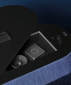 Ibride Baby Alpaga Fringed Bedside Table Electric Blue Bohemian Dream