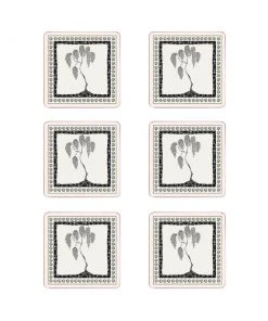 New Bell Hutley Coasters Set Of Six - Baby Willow