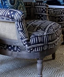 Rose & Thorn Mind The Gap Linen Fabrics, Ajrak Linen