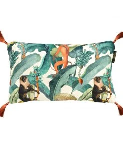 Mind The Gap Havana Tropicana Bermuda Linen Cushion Small