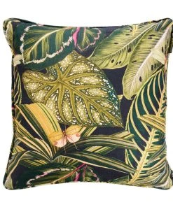Mind The Gap Amazonia Linen Cushion Havana Tropicana