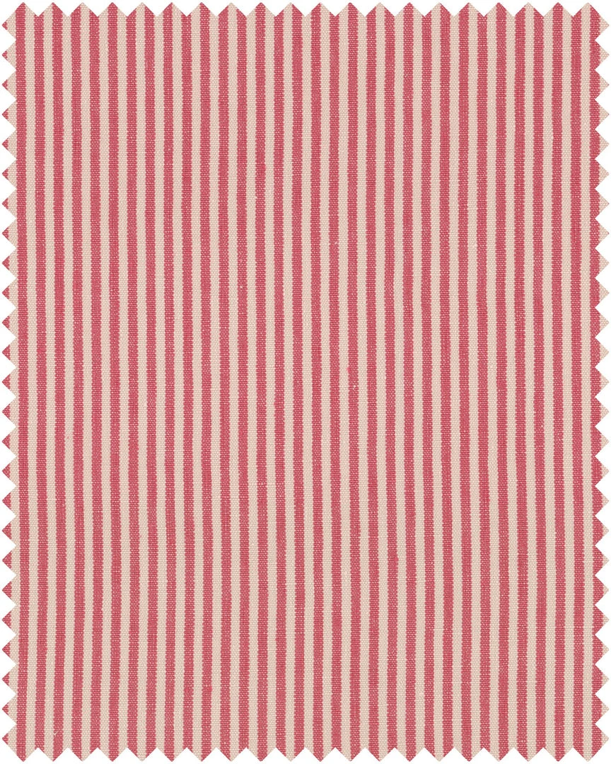 Mind The Gap Rhubarb Stripe Folk Couture Linen Fabric - Premium Homeware & Craft Material 3 Mind The Gap Linen Fabrics, Rhubarb Stripe Folk Couture