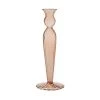 BAHNE French Glass Candle Holder Rose