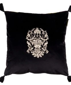 Mind The Gap Manor Crest / La Voliere Embroidered Cushion