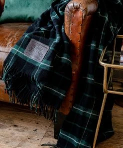 Mind The Gap Gilroy Plaid Throw Blanket Folk Couture