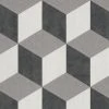 BN Building Blocks Monochrome Geometric Wallpaper - Retrograde Collection 1 BN Building Blocks Wallpaper Monochrome
