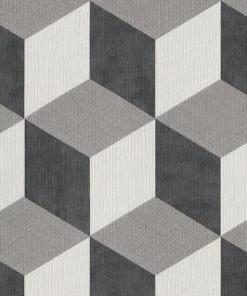 BN Building Blocks Wallpaper Monochrome