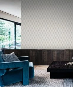 BN Building Blocks Wallpaper White