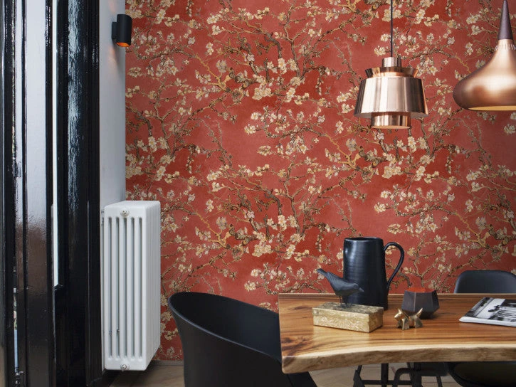 BN Van Gogh Wallpaper - Almond Blossom Coral | Floral Wallpaper for Home Decor 18 BN Van Gogh Wallpaper - Almond Blossom Coral