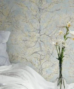 BN Van Gogh Wallpaper Spring Bloom - Soft Mint
