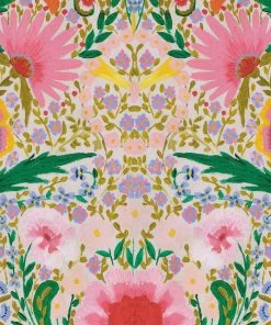 Mind The Gap Woodstock Collection - Susie Q Anthracite Floral Wallpaper | Bohemian Dream Home Decor 9 Mind The Gap Woodstock Collection, Susie Q Anthracite Wallpaper