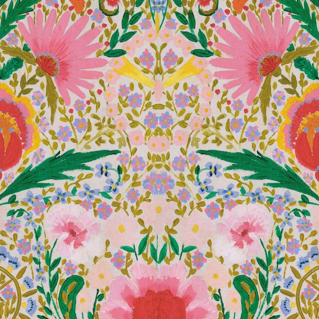 Mind The Gap Woodstock Collection - Susie Q Anthracite Floral Wallpaper | Bohemian Dream Home Decor 5 Mind The Gap Woodstock Collection, Susie Q Anthracite Wallpaper