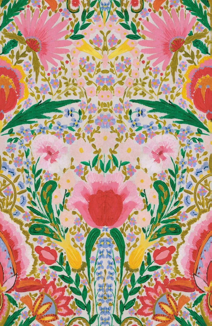 Mind The Gap Woodstock Collection - Susie Q Anthracite Floral Wallpaper | Bohemian Dream Home Decor 6 Mind The Gap Woodstock Collection, Susie Q Anthracite Wallpaper