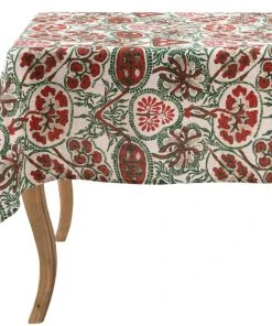 Mind The Gap Heirloom Table Cloth - Premium Folk Couture Table Linens for Picnic Time & Dining 9 Mind The Gap Heirloom Table Cloth