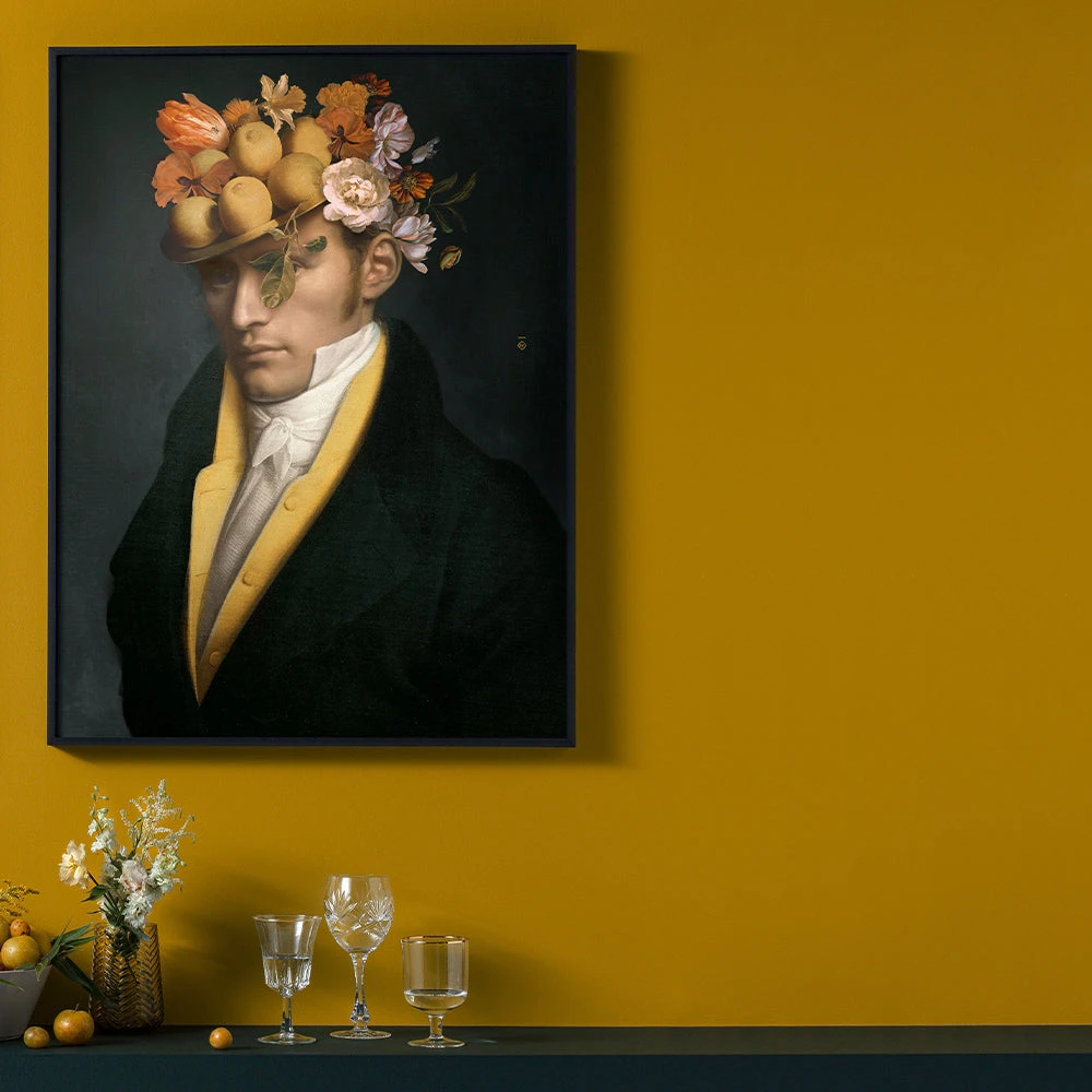 Ibride Collector Portrait - ABEL Medium Les Jardins Royaux | Luxury Wall Art & Home Decor 3 Ibride Collector Portrait - ABEL Medium Les Jardins Royaux