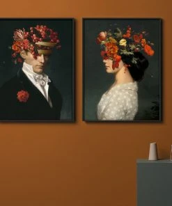 Ibride Secrets D'Alcoves Aime Large Rose & Thorn Wall Art - Luxury Home Decor 11 Ibride Secrets D'Alcoves Aime Large Rose & Thorn