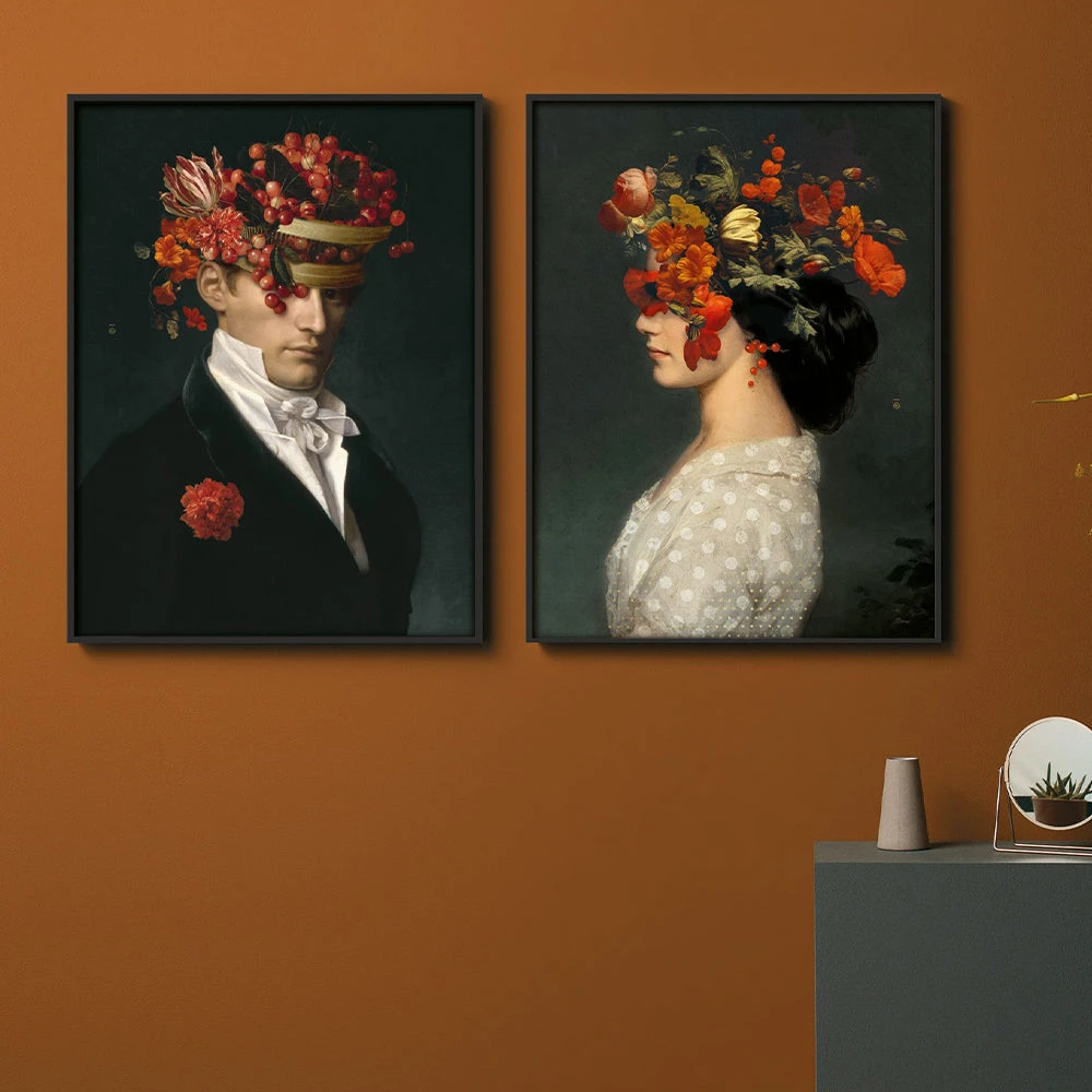 Ibride Secrets D'Alcoves Aime Large Rose & Thorn Wall Art - Luxury Home Decor 7 Ibride Secrets D'Alcoves Aime Large Rose & Thorn