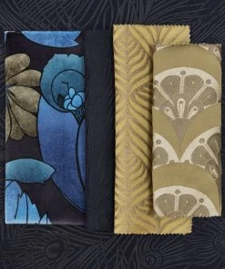 Liberty Fabrics Deco Scallop Multi Jacquard Fabric, Lacquer