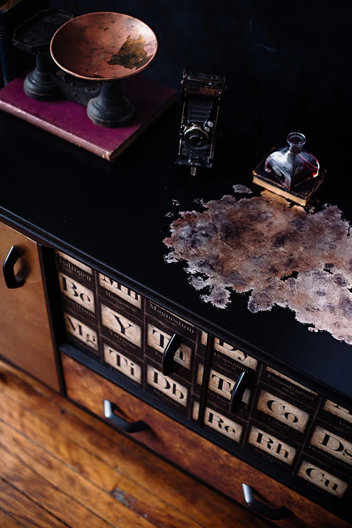 Lady Griddilebone Alchemy Restored Drinks Cabinet - Vintage Furniture for Home & Bar 11 Lady Griddilebone Alchemy Restored Drinks Cabinet