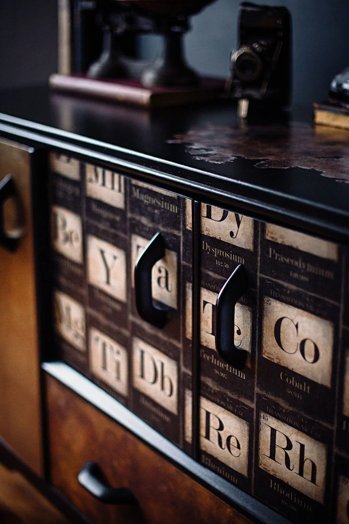 Lady Griddilebone Alchemy Restored Drinks Cabinet - Vintage Furniture for Home & Bar 5 Lady Griddilebone Alchemy Restored Drinks Cabinet