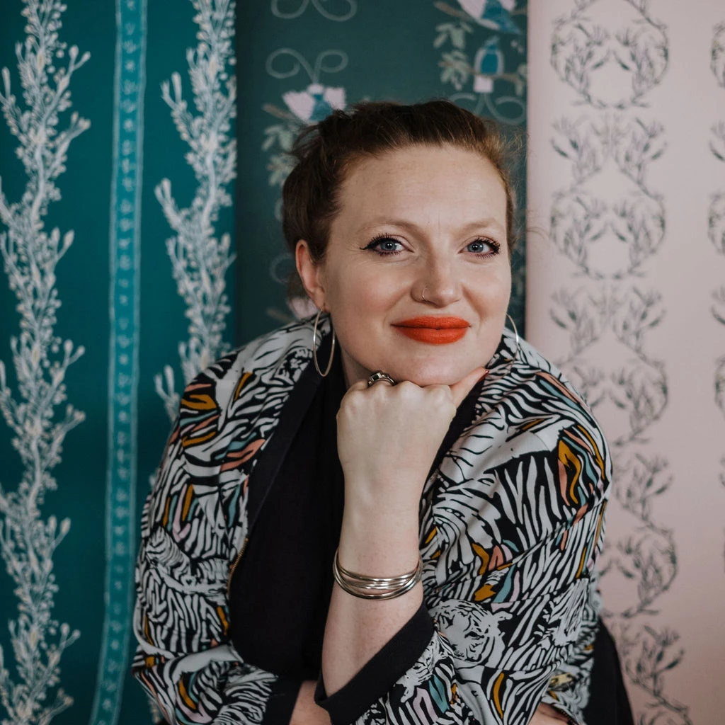 Annika Reed Studio Tibetan Tiger - Burnt Orange Linen Fabric for Home Decor 7 Annika Reed Studio Tibetan Tiger - Burnt Orange Linen