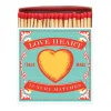 Archivist Gallery Love Heart Luxury Match Box Square Rose & Thorn