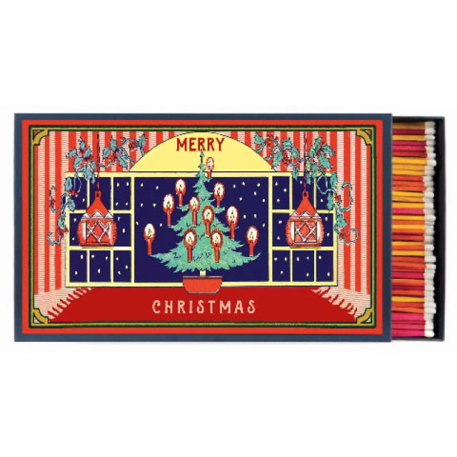 Archivist Gallery Giant Long Match Boxes - Premium Christmas Window Candles & Matches Set 3 Archivist Gallery Giant Long Match Boxes - Christmas Window Candles & Matches