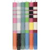 British Colour Standard Variable Stripes Mix Coloured Candles New