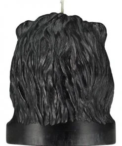 British Colour Standard Lion Head Candle -Jet Black New
