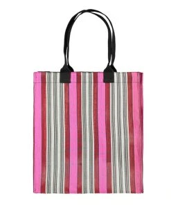 British Colour Standard Eco Woven Market Shopper Neyron Pink