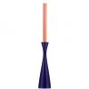 British Colour Standard New Wooden Candle Holder Tall - Derby Blue